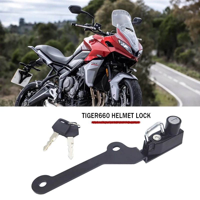 Misura Per Tiger 660 Tiger Sport 660 2022 Moto Tiger660 Blocco Casco Antifurto Blocco Di Sicurezza Casco Con 2 Chiavi