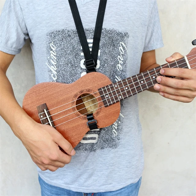 Sangle d'épaule réglable pour guitare électrique, imprimée, accessoires  pour Ukulele Bass - AliExpress