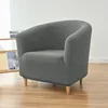 New Tub Armchair Sofa Cover Slipcover Home Decor Anti-dirty Warm Club Single Sofa Cover Elastic Chair Covers for Living Room 5
