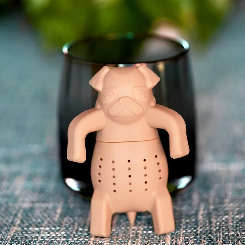 Creative Tea Strainer Food Grade Silica Gel Tea Filter Mr.Tea Villain Shaped Silicone Maker tea infuser tea strainer tea filter
