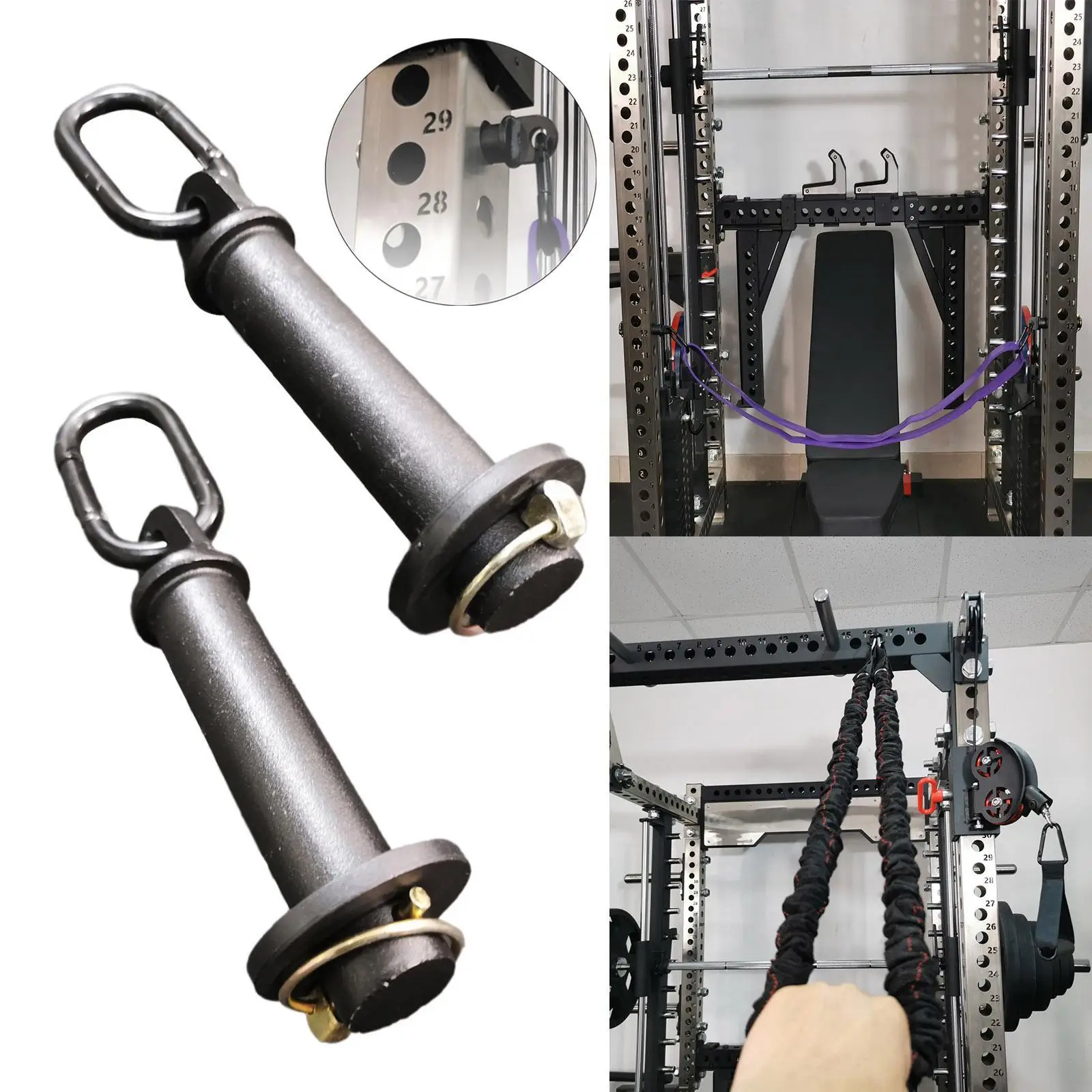 Electric Cage Squat Rack Easy Assembly Strong Load Bearing Home Gym Accessory Pull-up Assist Device for Indoor Bodybuilders