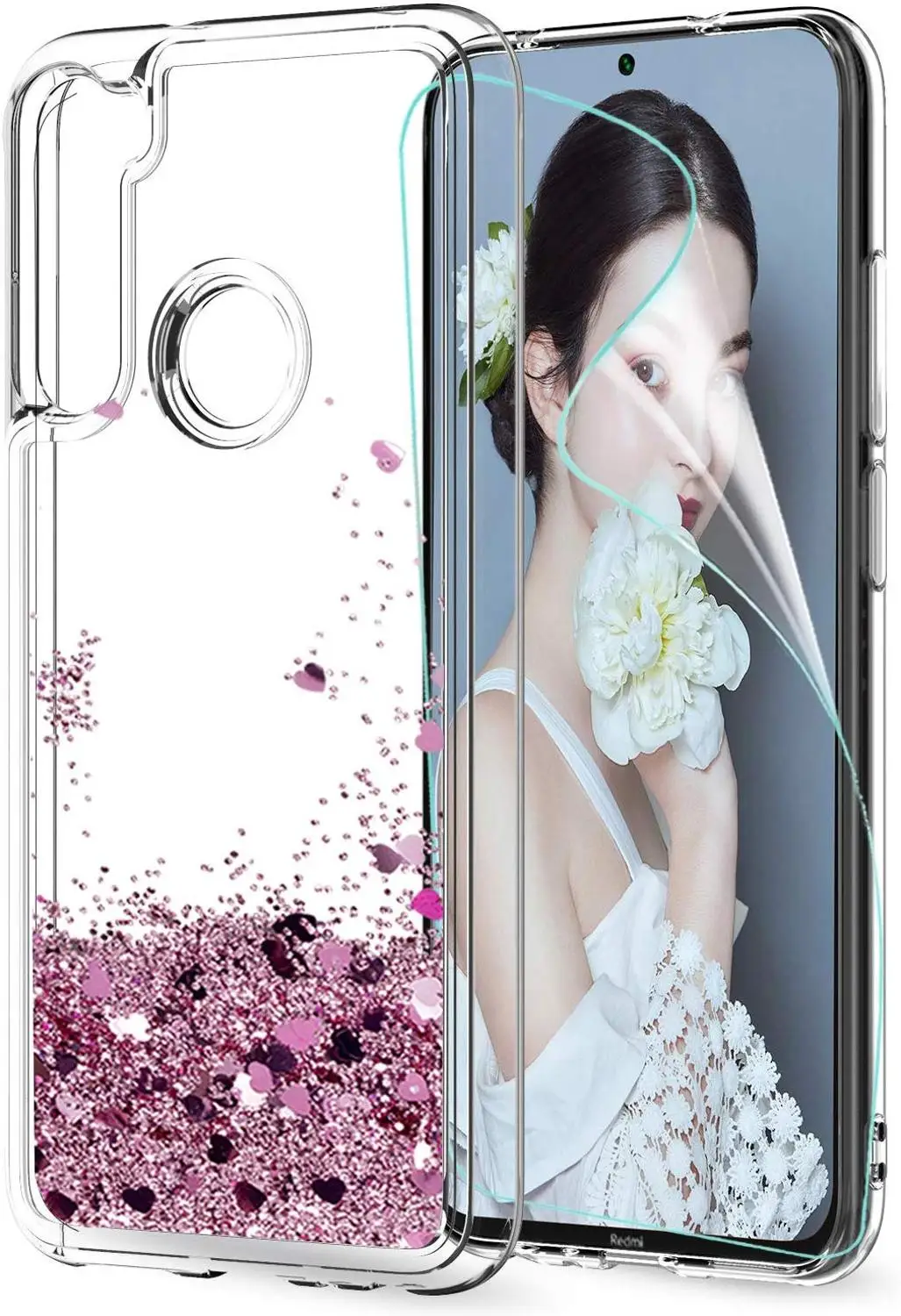 Radiant Starry Glamour Liquid Glitter Case - Shimmering Dynamic Quicksand Silicone Cover