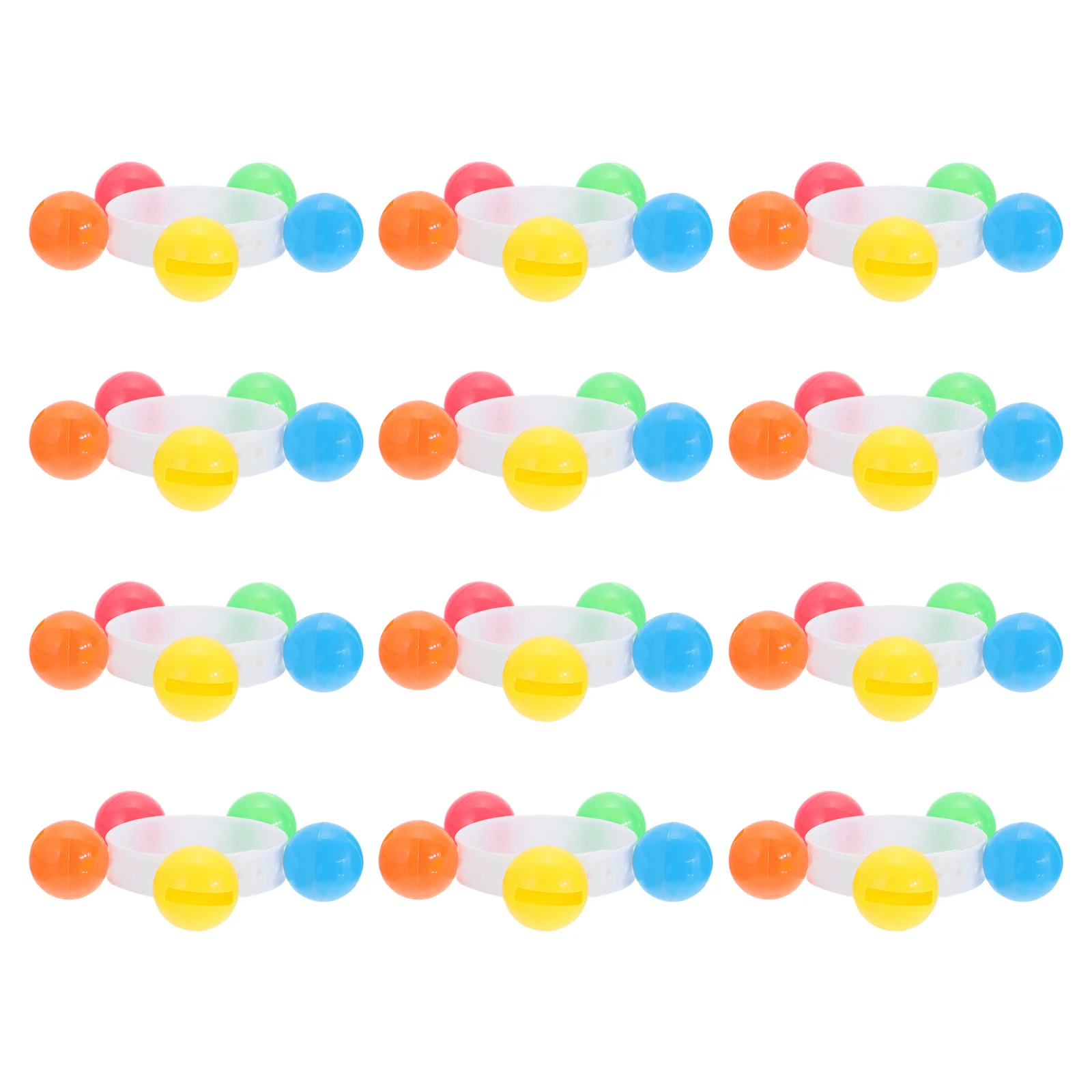 12 Pcs Wrist Rattle Kids Toys Children Band Bracelet Wristband Bells Plastic Decor