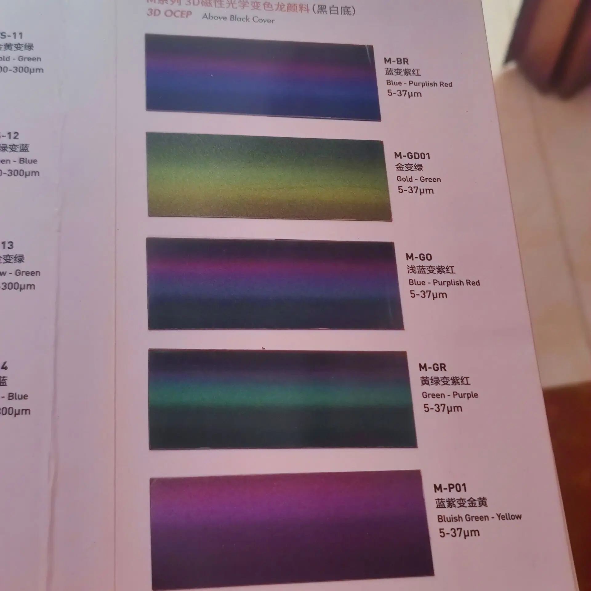 1g Intense optically variable Chameleon Color Shift 3D magnetic ink For for security printing document
