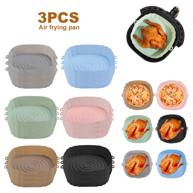 Airfryer Accessories Pizza Pan  Silicone Air Fryer Accessories - Air Fryer  Silicone - Aliexpress