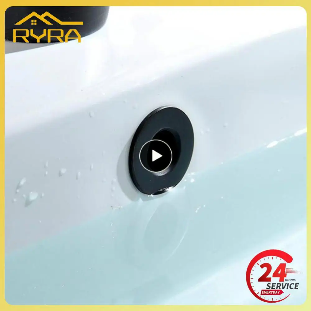 Bathroom Basin Faucet Sink Overflow Cover Brass Six-foot Ring Insert Replacement Brass Sink Overflow Cover Accessories