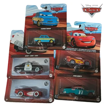 Disney Pixar Cars Genuine Die-Cast Metal Vehicles – Lightning Mcqueen & Mater, Premium Collectible Toy Slide Car Gift For Kids
