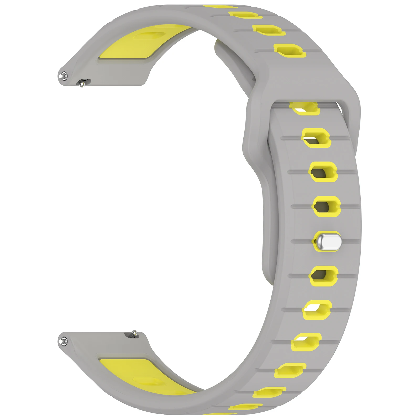 Correa TPU Compatible Con Amazfit Helio Strap - Diseño Color Empalme, Suave, Cómoda Para Deporte Y Diario