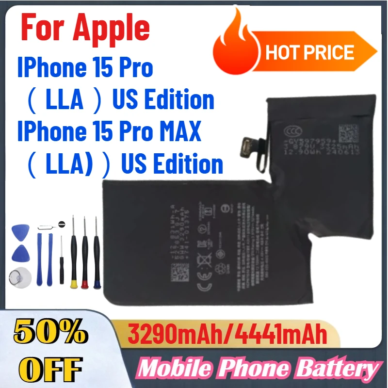 3290mAh 4441mAh Mobile Phone Replacement Battery for Apple IPhone