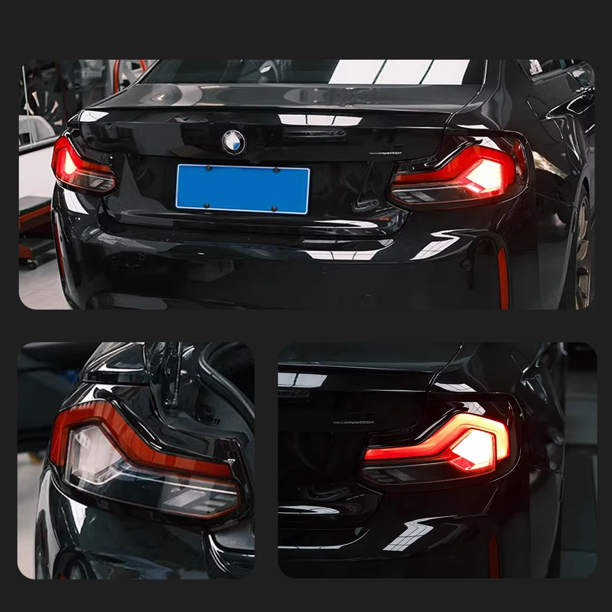 TYPY 車のライト BMW 2 シリーズ F22 F87 M2 テールライト 2014