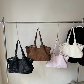 Vintage Big Bags For Women Handbags Top-handle Handbag Fashion Satchel Dumpling Pack Tote Shoulder Bag Hobos Large Purse Bolsa