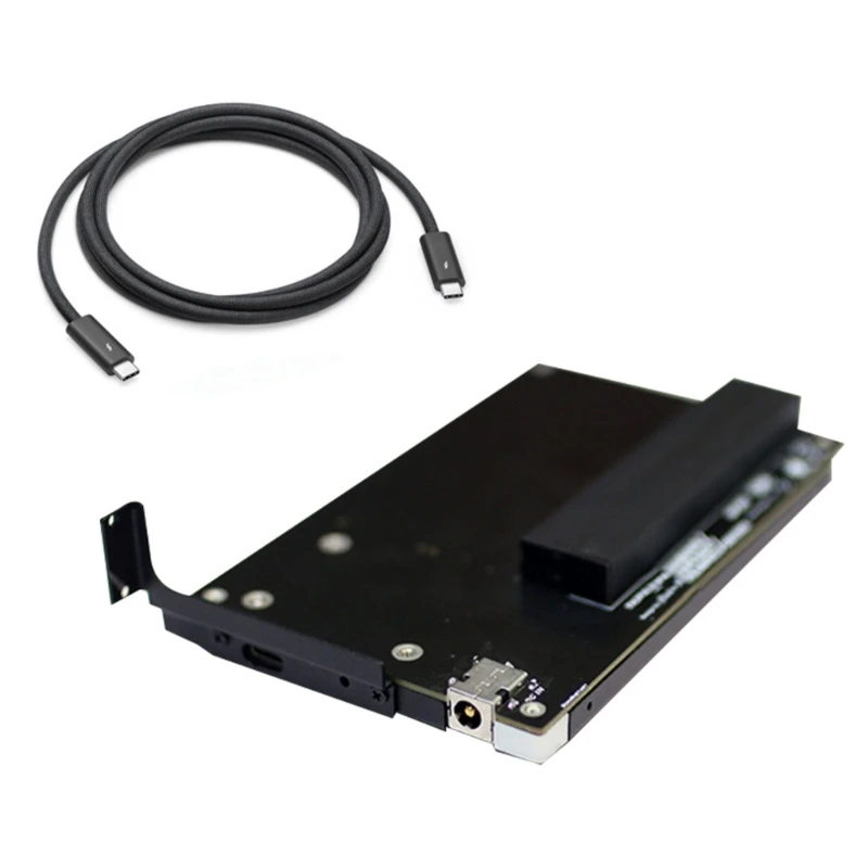 

TH3P4 Lite Thunderbolt-совместимая 3/4 док-станция с линией передачи данных и кронштейном-держателем Блок питания постоянного