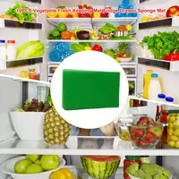 Tampon éponge pour réfrigérateur, tampon de conservation des aliments frais, anti-salissure, lavé à l'humidité, fruits, thermomètres de réfrigérateur 2