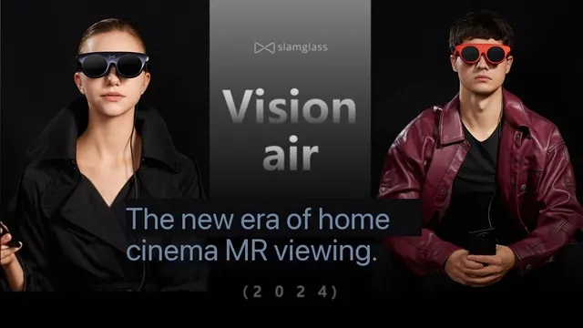 Slamglass Vision Air MR VR Smart Glasses Fov 50° Screen Private 