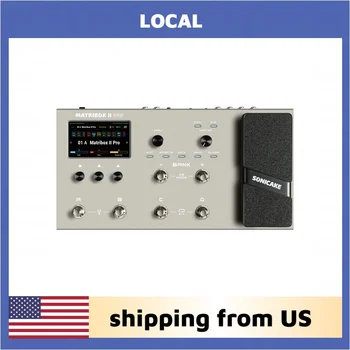 SONICAKE Matribox II Pro 4.3“ touch screen Guitar Bass Amp Modeling IR Multi-Effects with Expression Pedal FX Loop MIDI QME-200