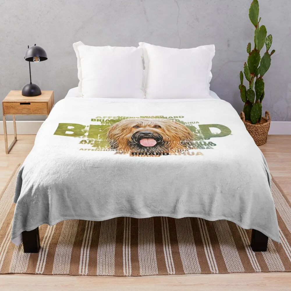

Briard Throw Blanket Nap halloween Luxury Throw Blankets