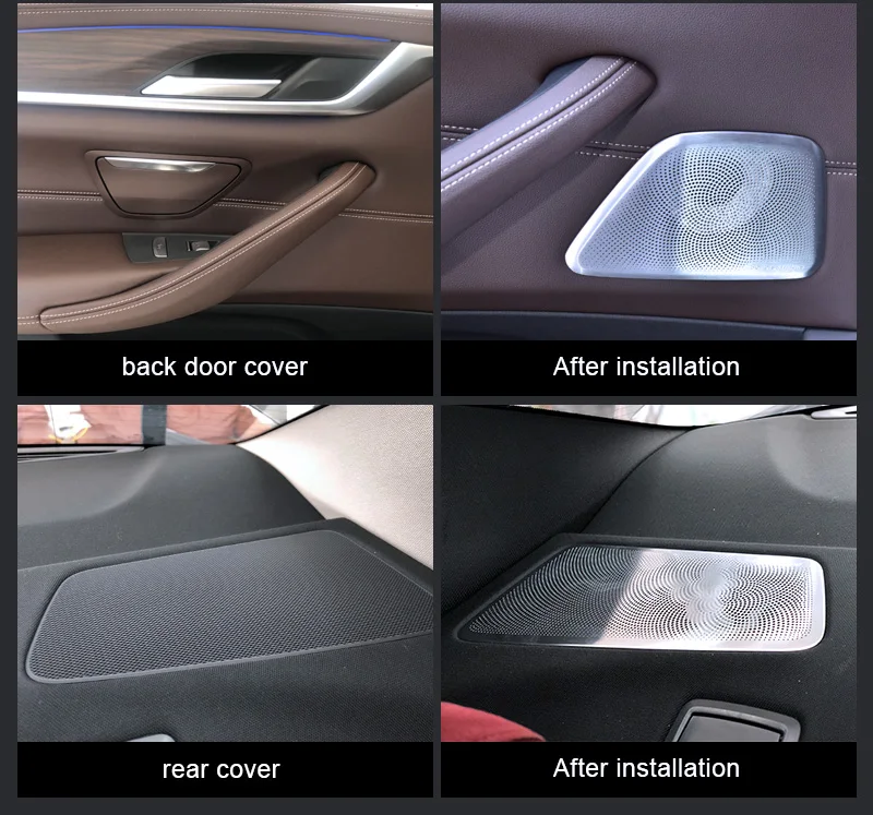 Audio Upgrade Kit For BMW G30 5 Series Midrange Tweeter Subwoofer HiFi Music Stereo Horn LED Illuminate Speaker Cover Trim Refit