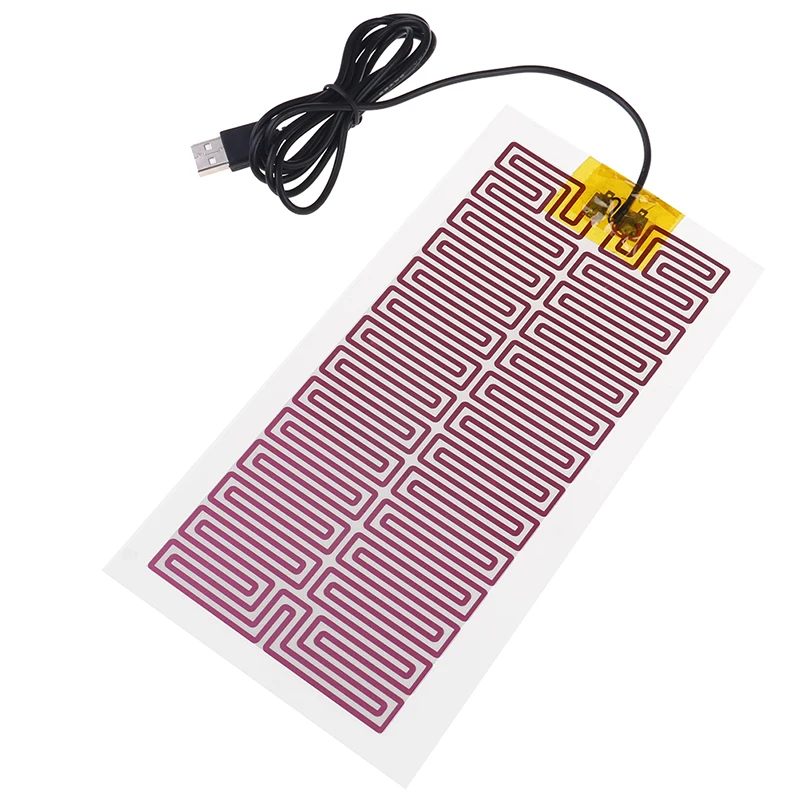 

1X USB 5V 10CM*21CM Heating Heater Winter Warm Plate For Waist Shoes Pad