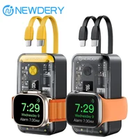 NEWDERY Portable for Apple Watch Charger 10000mAh Power Bank 22.5W Fast Charging for iPhone,iWatch,Samsung,LG Phone Battery Pack 1