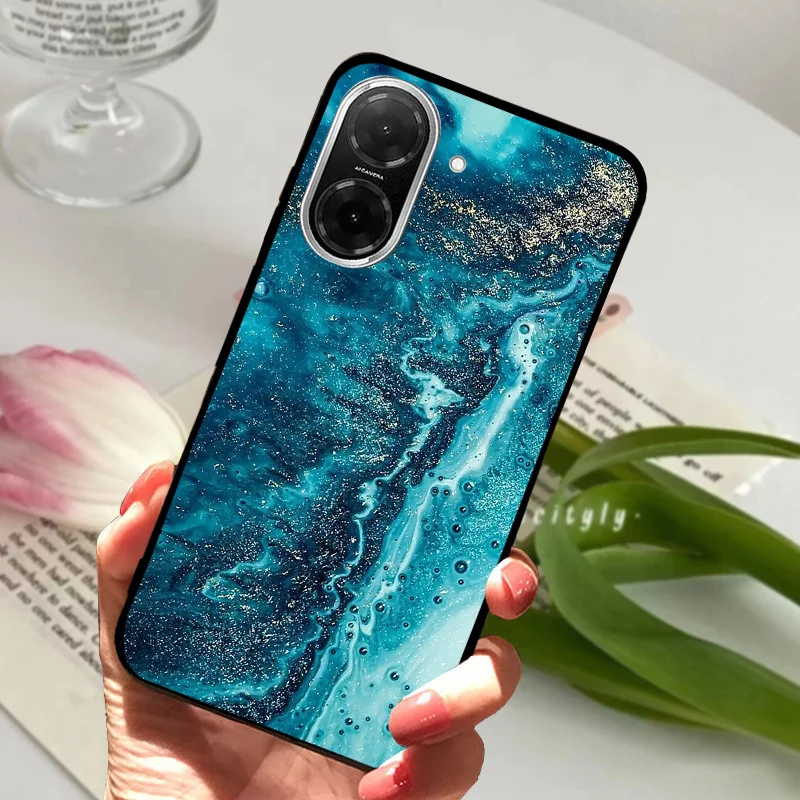 Fashionable Painted Soft Silicone Phone Case - Stylish Protective Cover