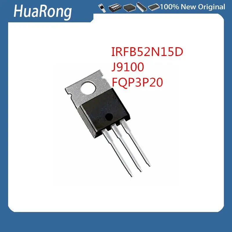 

10PCS/LOT IRFB52N15D FB52N15D J9100 FQP3P20 -2.8A -200V TO-220-3