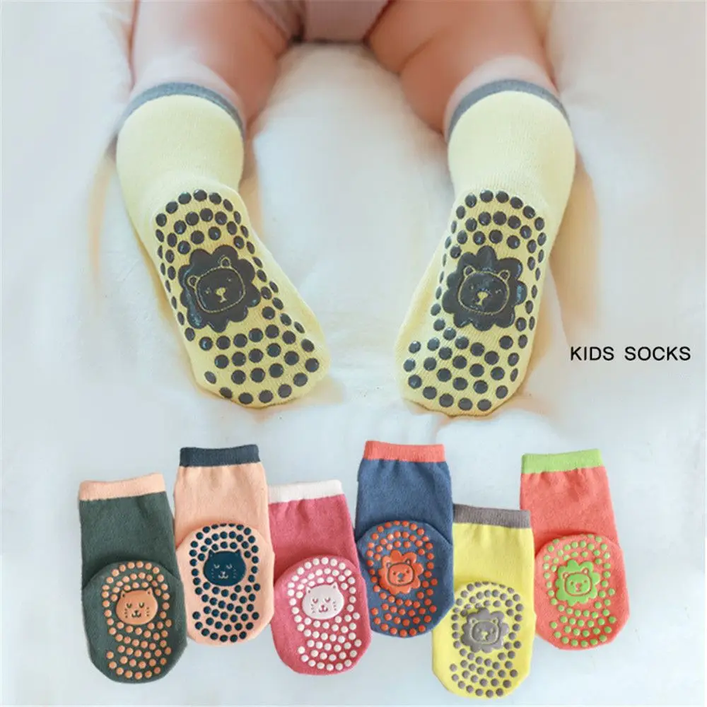 Cotton Floor Socks 1 Pair Breathable Soft Nonslip Children Baby