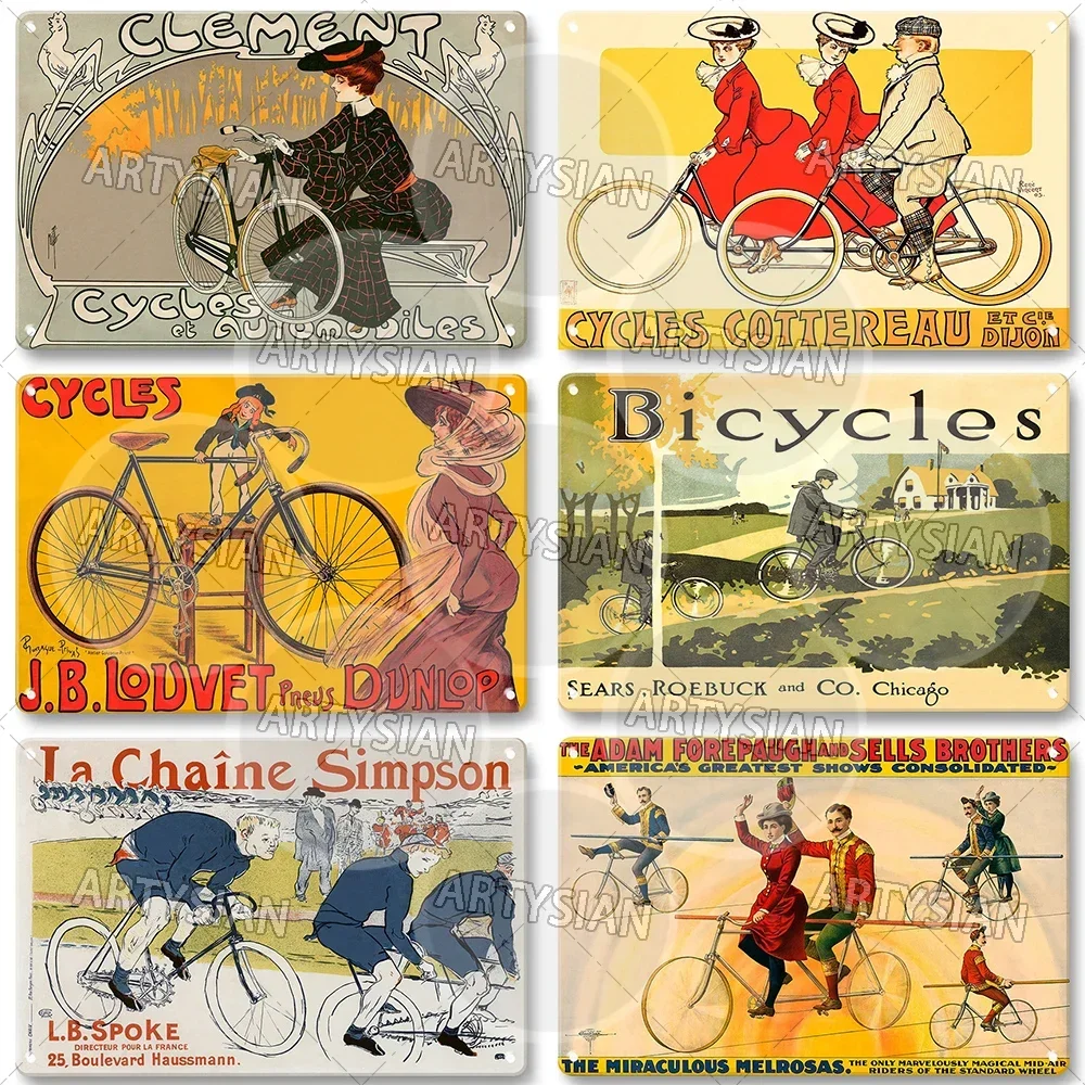 Lot D’anciennes Plaques De Vélo Cycles ALLELUIA – Vintage Cyclisme