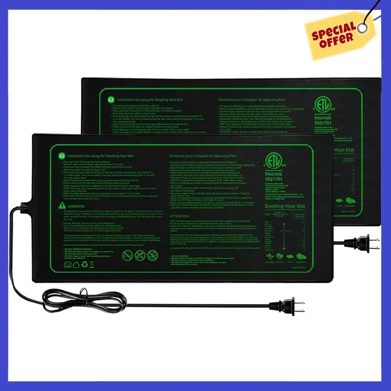 Seedling Heating Mat,Warm Hydroponic Heating Mat For Seed Starting,Indoor Gardening,Waterproof Plant Mat US Plug-A01P