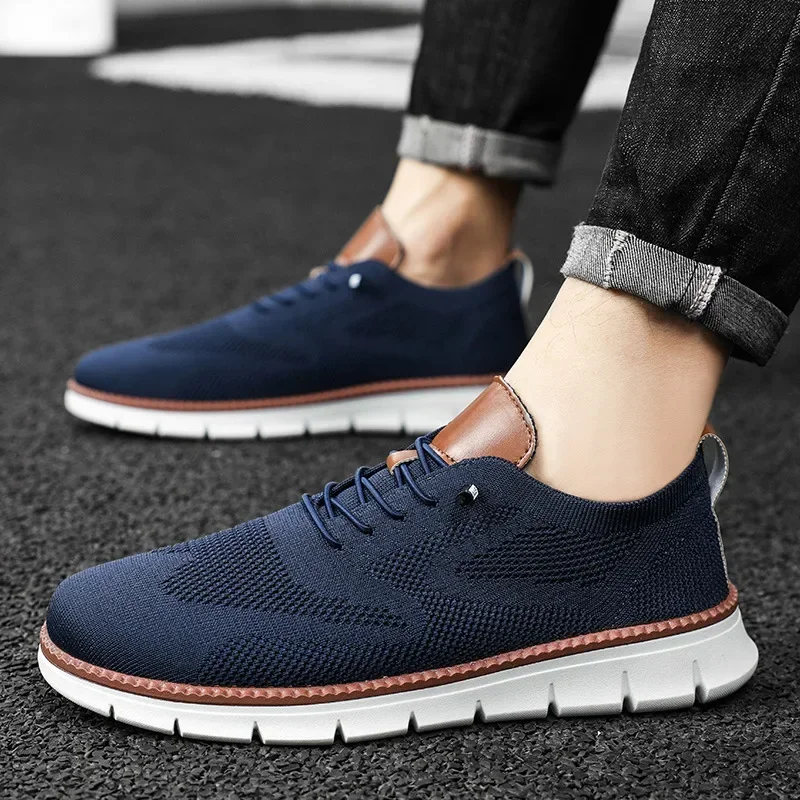 Men Breeze Shoes Casual Stylish Oxfords Fashion Formal Business Walking Shoes for Male Non Slip Dress Sneakers Wearbreeze 5