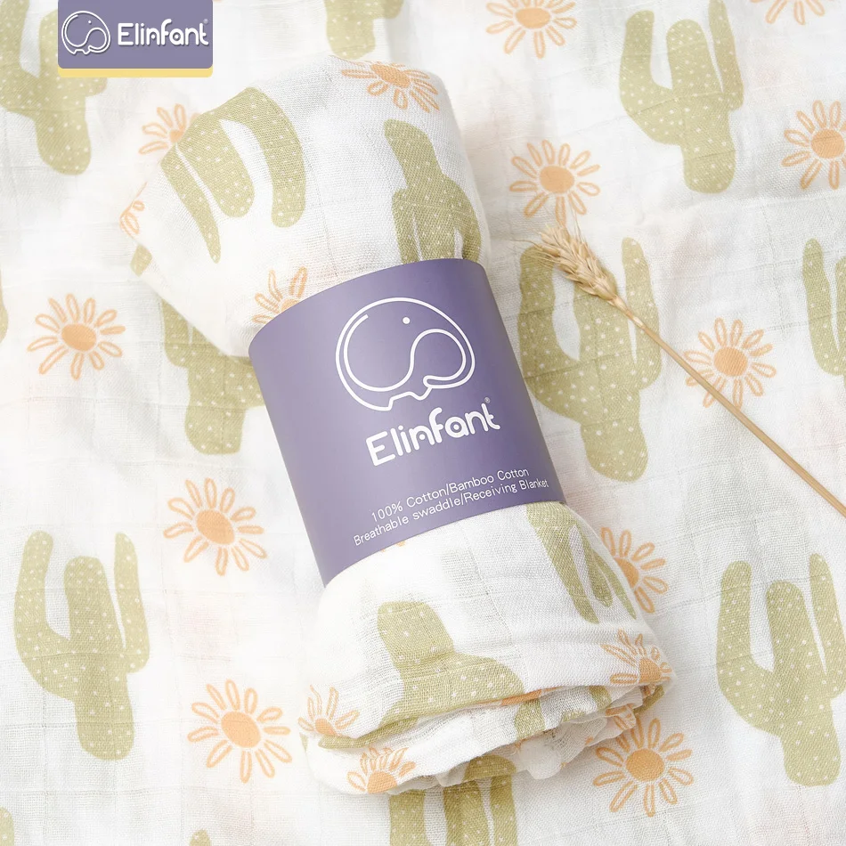 Baby Towel Wrap Muslin Swaddle Blanket Bamboo Cotton 1PCS