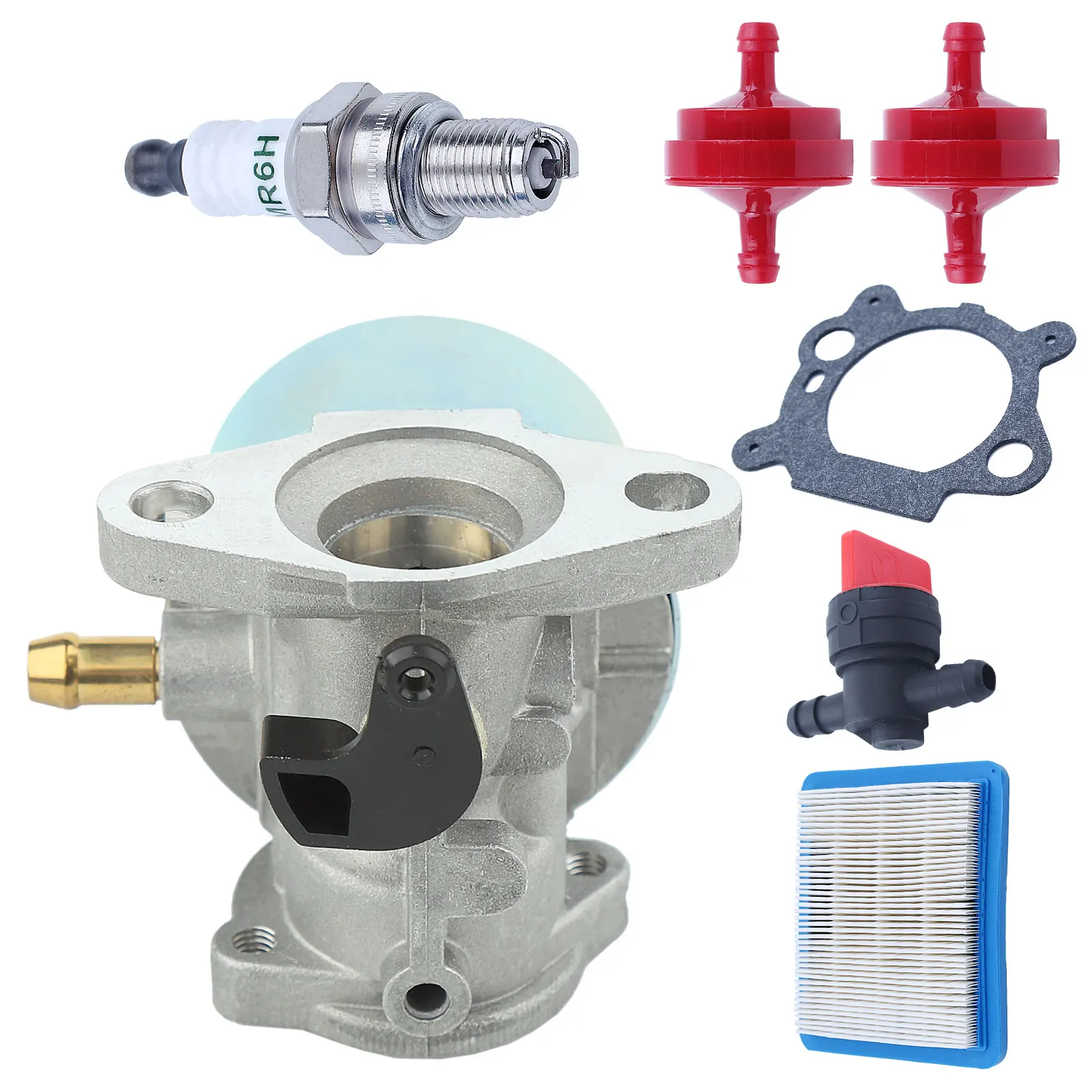 Fuel Filter Craftsman Lawn Mower Spark Plug 36905 740083A Air Fuel