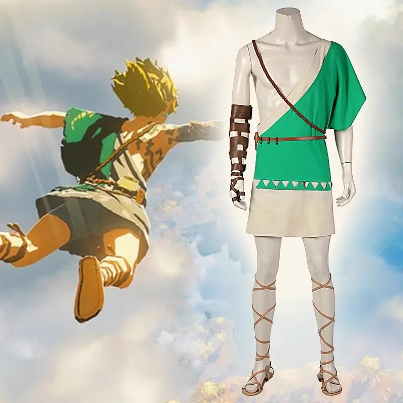 

The Legend of Zelda: Breath of The Wild Link Cosplay Halloween Christmas Party Costume Cos Clothes Stage Performance Role Play