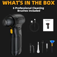 Powerful Handheld Fan, 200000RPM Turbo Jet Fan Mini Portable Blower for Outdoor Camping Cleaning Computer Dust, Strong Airflow R 6