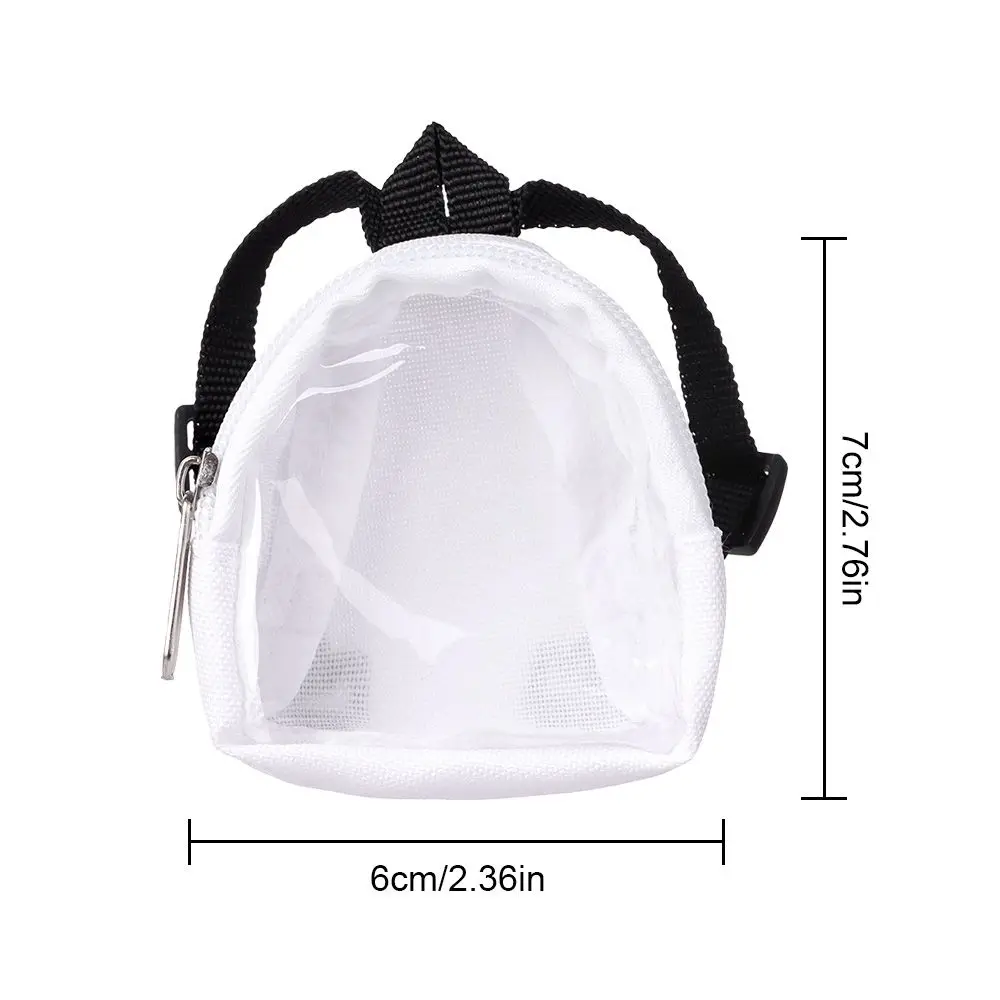 1/6 Doll Dolls Accessories Children Toys PCV DIY Mini Bag Doll Backpack Gifts 5