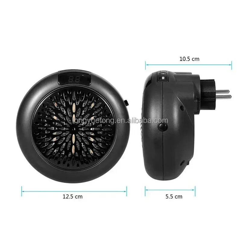 Home Plug In Cordless Space Heater Portable Electric Air Heater 2S Fast Heating Warm Fan Desktop for Winter Household Bathroom 5