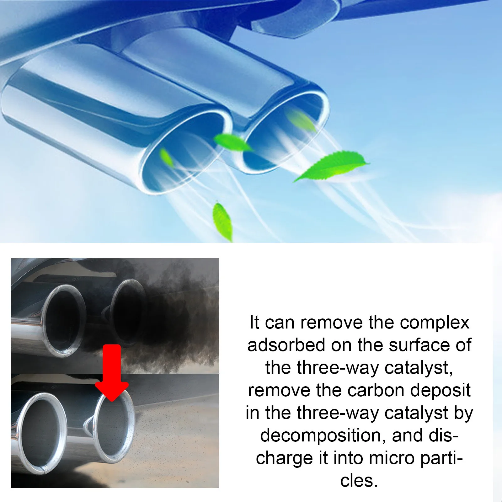 Car Windshield Cleaner Car Cleaner Wipes Exterior Car Cleaner Fuel System Engine Catalytic Converter Gasoline Diesel And Flex