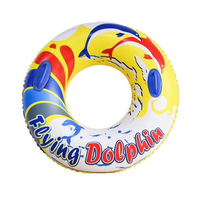 Dolphin Cartoon Summer Swimming Ring Play Set for Kids/Friend/Family Play with 3