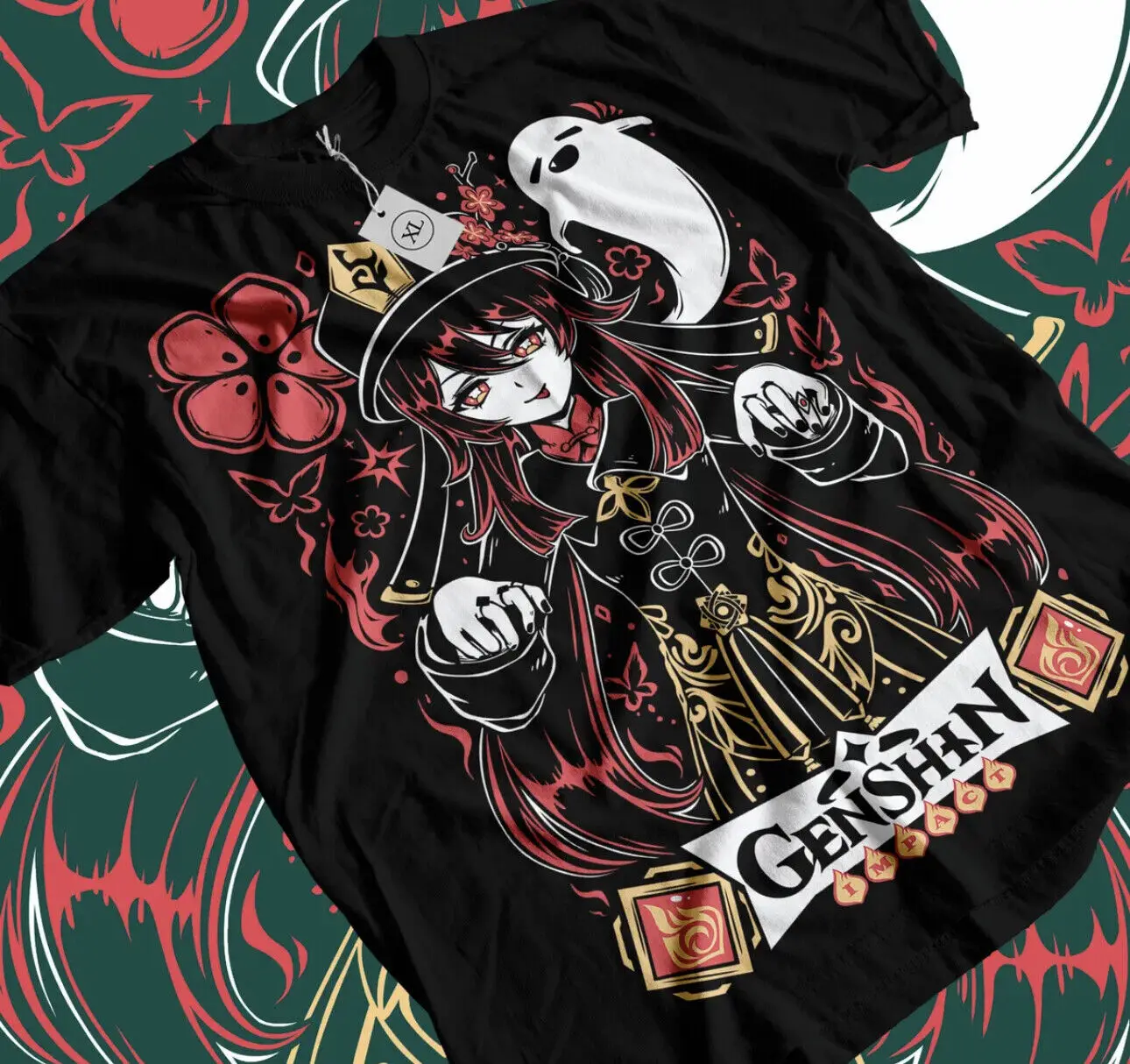 

Hu Tao Genshin аниме японский Vaporwave Genshin ударопрочный Raiden Shogun Gaming