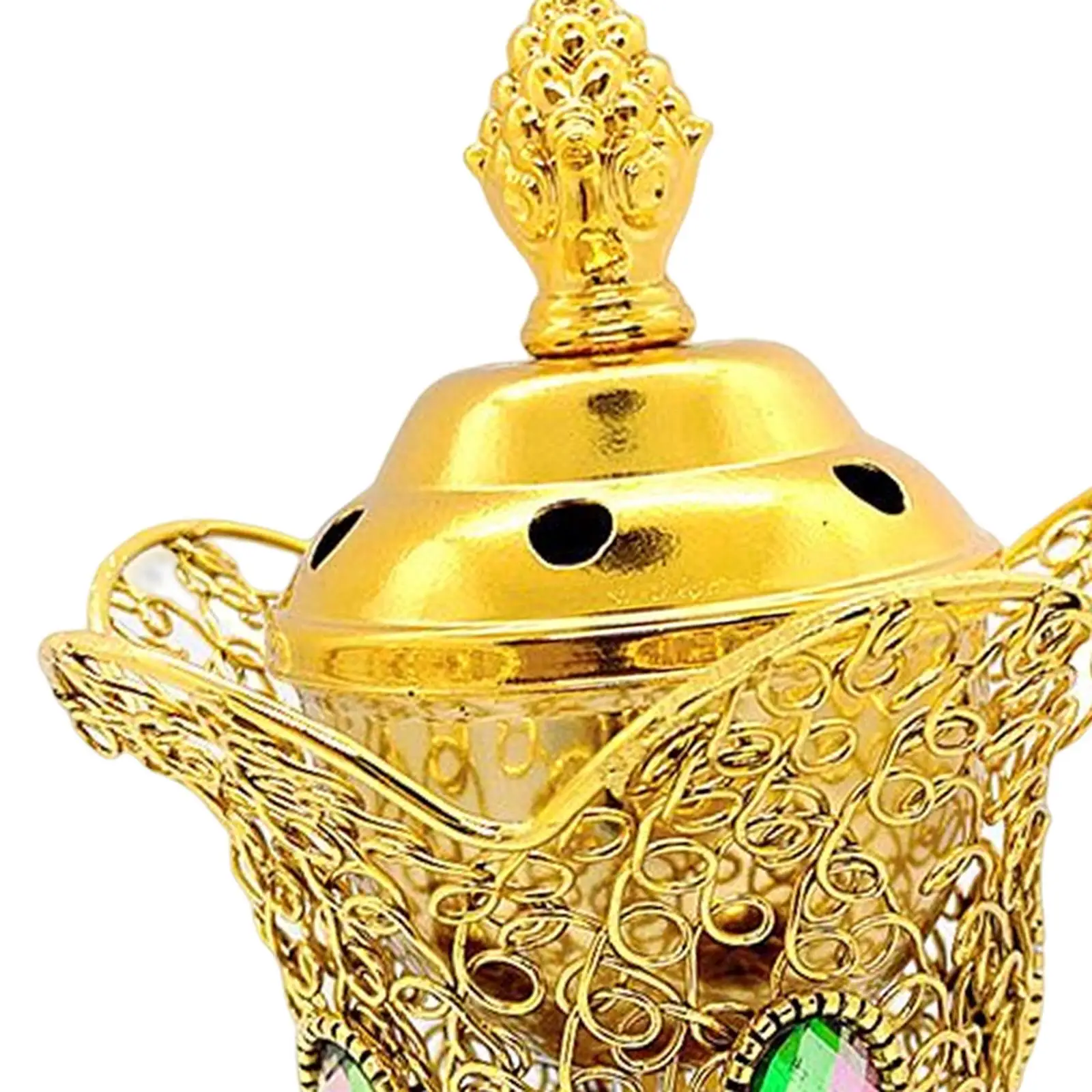 Electric Incense Burner Oud Frankincense Resin Burner Incense Holder Craft Censer for Yoga Living Room Decoration