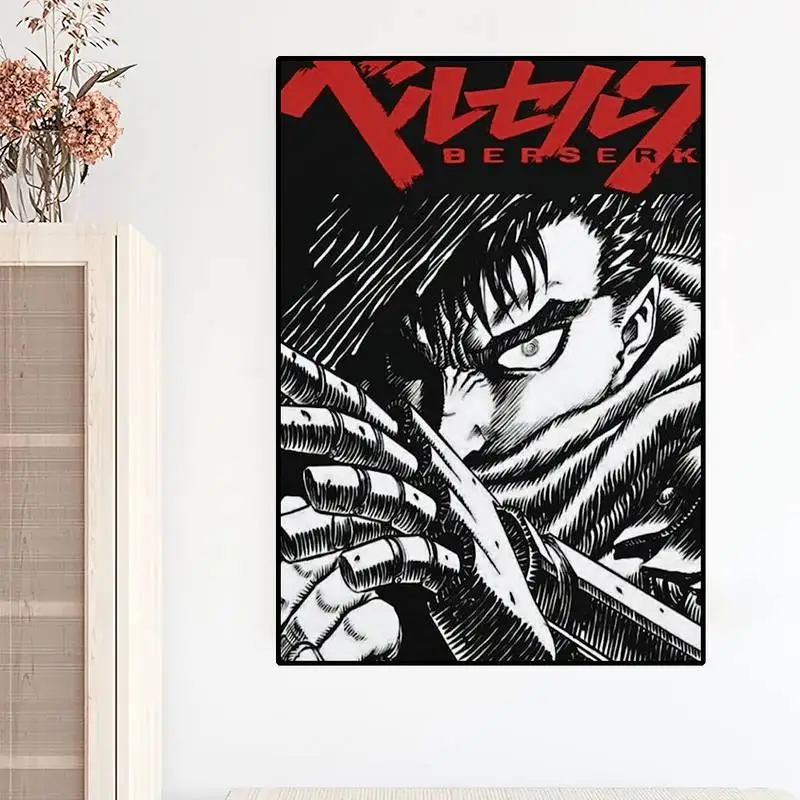 Japanese Anime Berserk Poster Kentaro Miura Manga Kraft Paper Posters  Vintage Home Room Cafe Decor Aesthetic Art Wall Painting - Painting &  Calligraphy - AliExpress