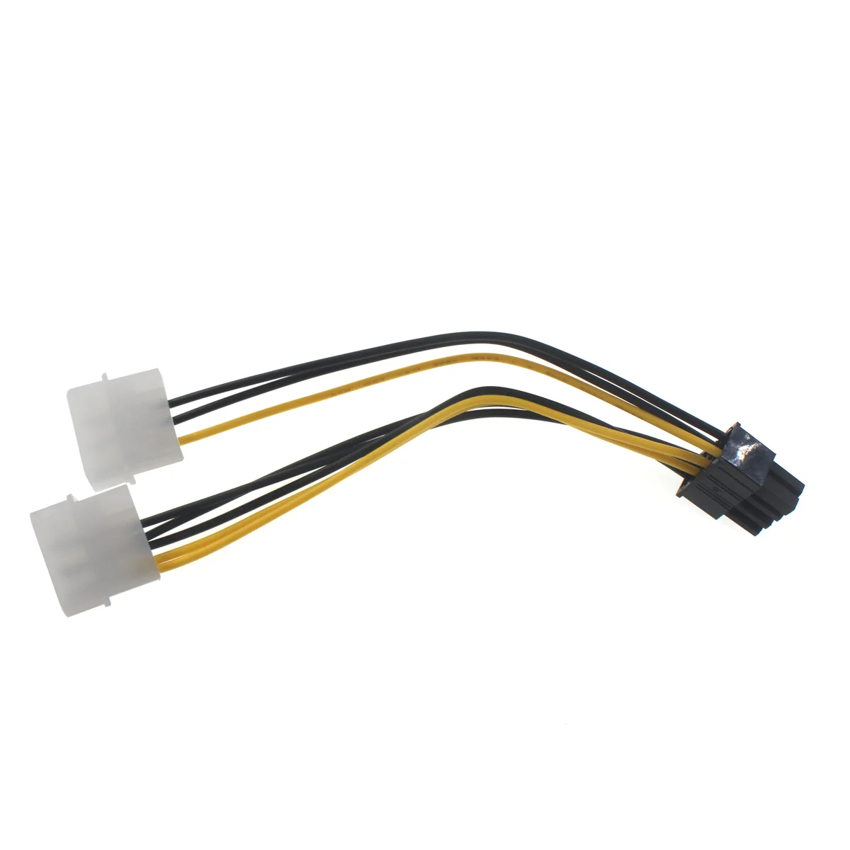 15 Pin SATA to 2 Male to Female 4 Pin sata7p 15p male female IDE HDD Advanced Power supply Hard Drive Cable connector 5PCS