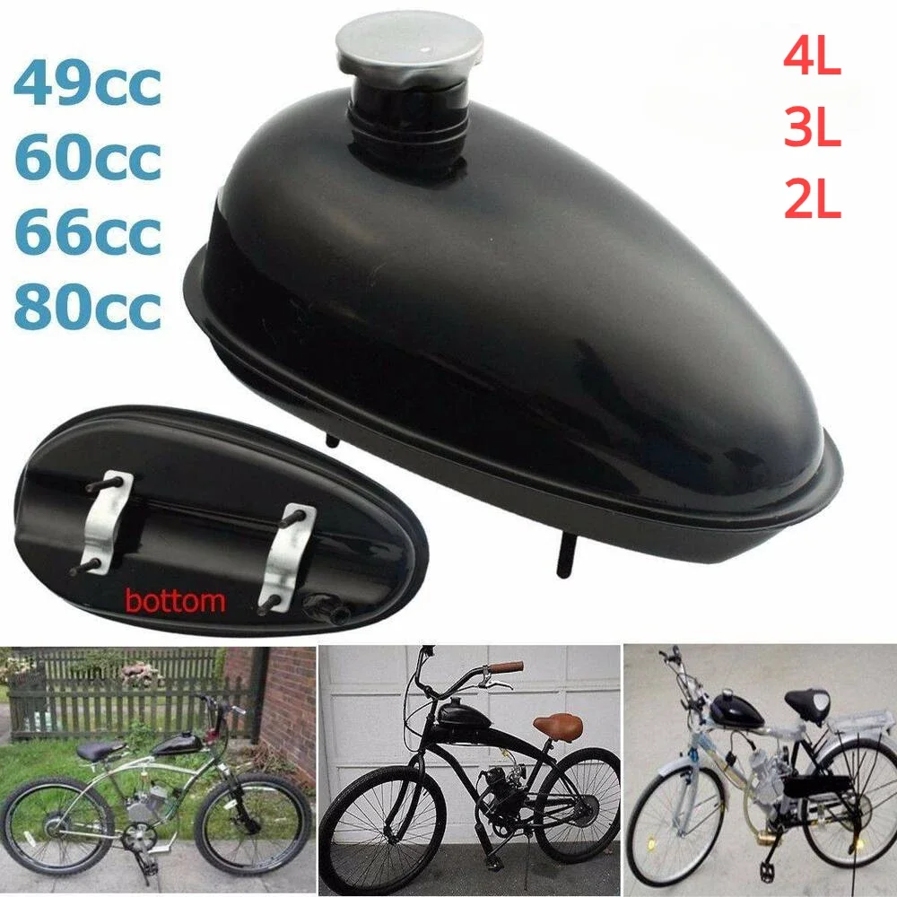 2l 3l 4l Brandstoftank Petcock Cap 49cc 50cc 60cc 66cc 80cc Motor Moto Bike Voor Gemotoriseerde Fiets V3 Vervangende Aangepaste Onderdelen