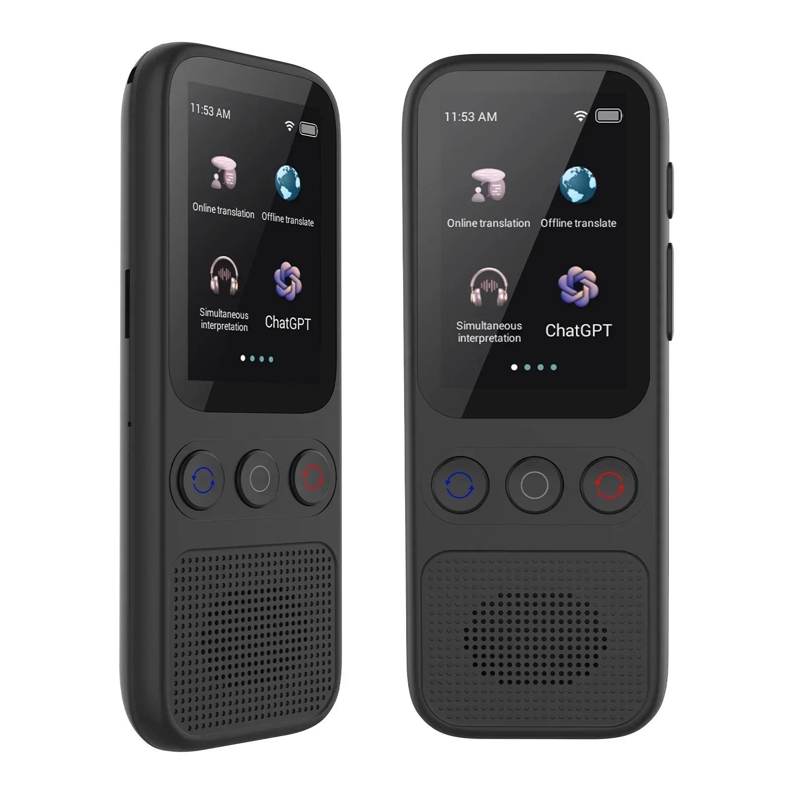 S80 Language AI Translator Voice Translating 17 Offline Interpretation Translation Simultaneous Device with 138 Languages