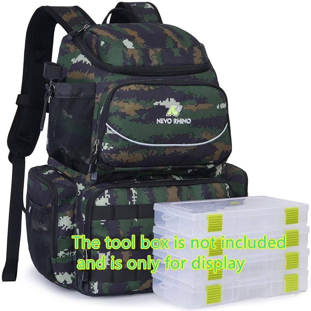 Fishing Tackle Bag Fishing Tackle Backpack With Rod Holders