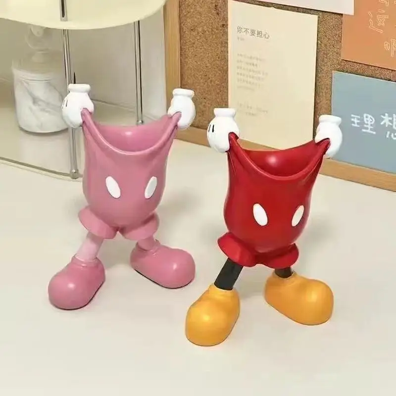 Kawaii Disney Mickey Glove Pen Holder Desktop Decoration