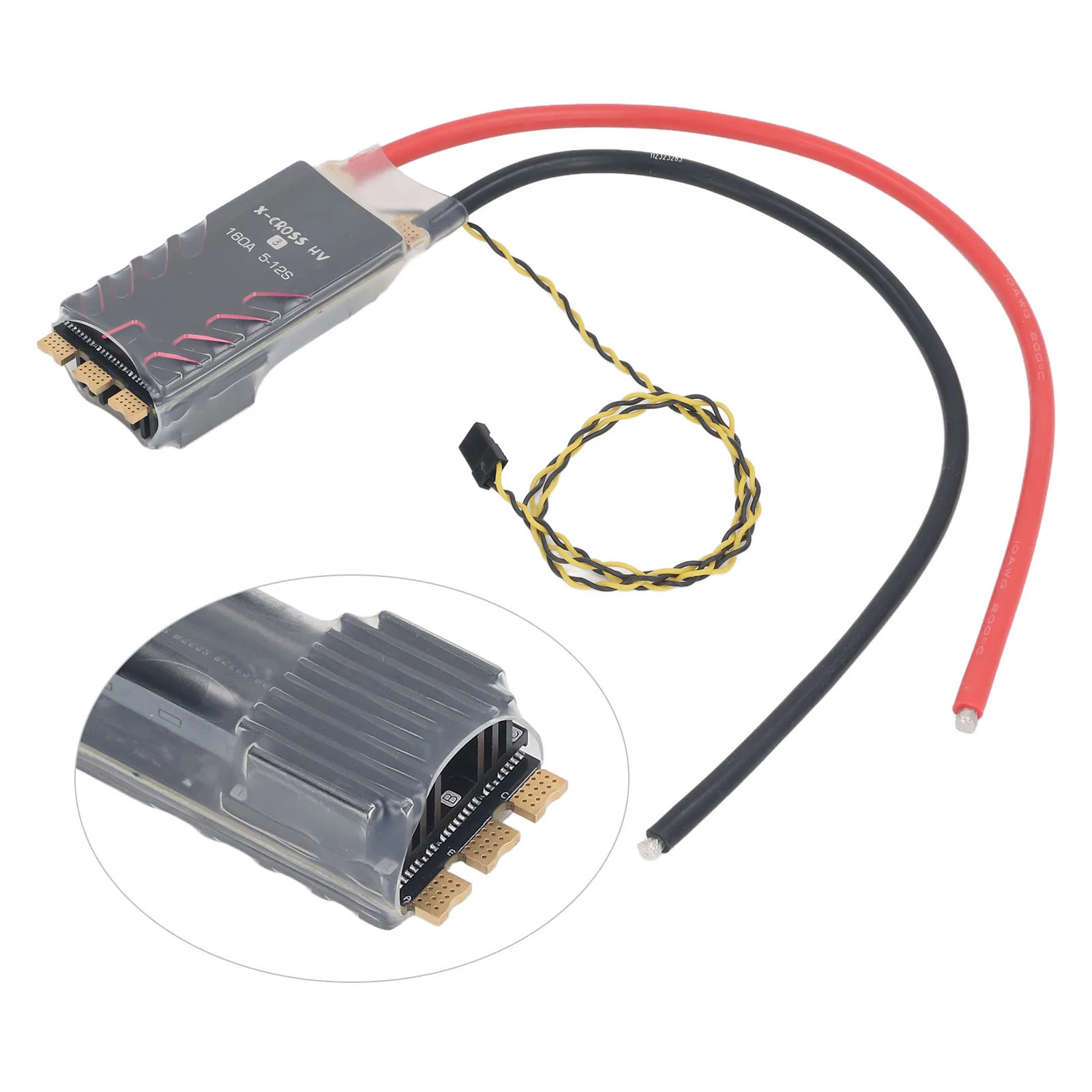 ESC Brushless 160A 5-12S HV3 ARM 32 bits pour Drone FPV