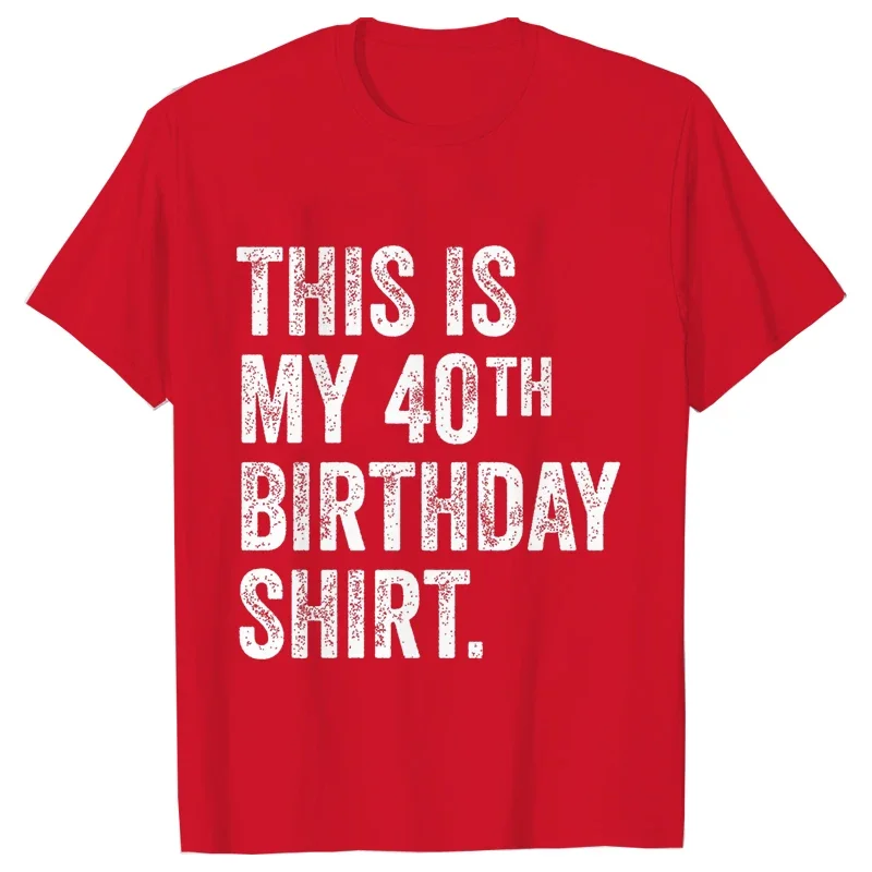 40 Ans 40th Years Birthday T Shirt Women Graphic Manga Tshirt Stepping Into My 40th Birthday Like A Queen Female Tee Top Clothes 5