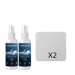 Screen Cleaner Kit - 50ml Streak - Free, Anti - Static Spray with Microfiber Cloth (2 set)