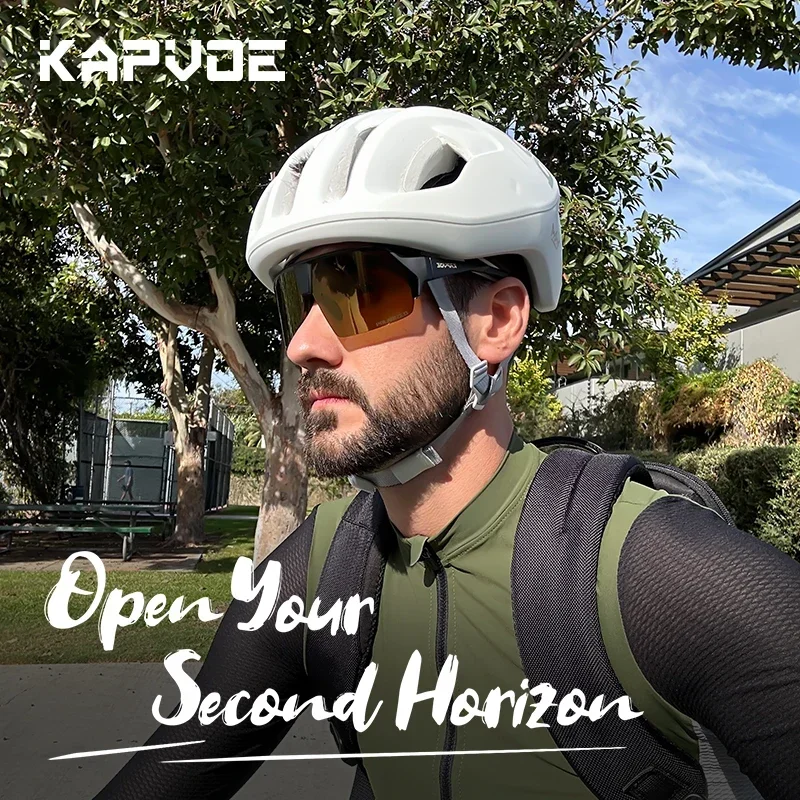 Kapvoe Polarized Sports Sunglasses Cycling Glasses UV400 Lightweight Running Driving Hiking Outdoor Eyewear Men Women Sunglasses