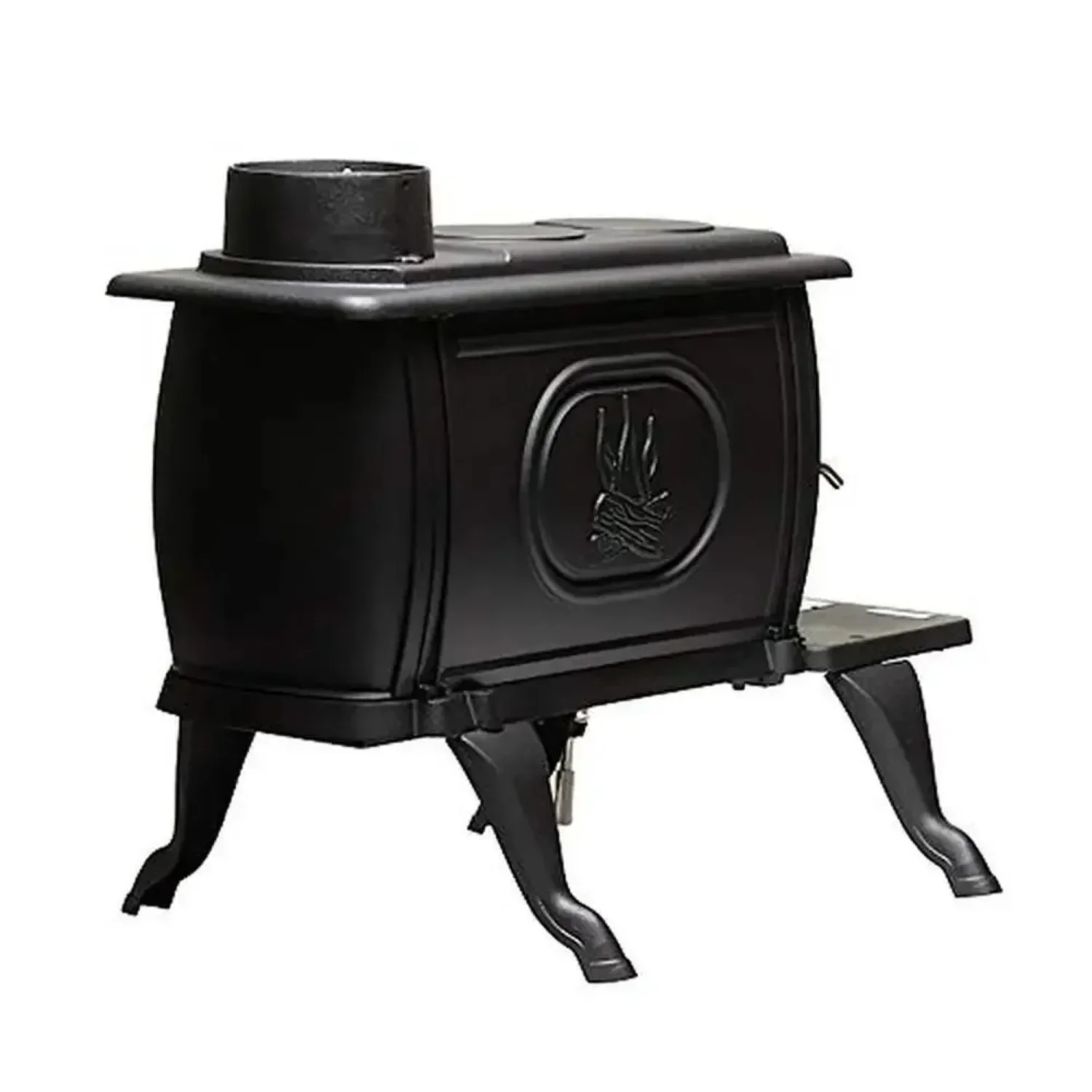 Company Rustic 900 Square Foot Clean Cast Iron Log Burning Wood Stove Reaching Up T0 54,000 BTUswith Cool Touch Safety Handle 5